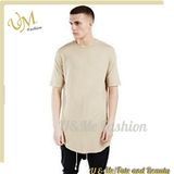 New Hot Sale Desing Longline O Neck Bottom T Shirt for Man