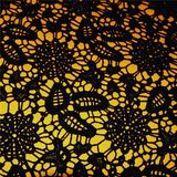 Sexy Black Water Soluble Cord Lace (GF1016)