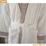 Cotton Terry Embroidery Bath Robe for Star Hotel Bathrobe/Nightwear/Sleeping Robe/Pajamas