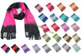 Fashion Two-Tone Pashmina Shawl Wrap Stock (YMKPS03)