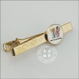 Tie Clip with Cute Coin, Gold Stickpin (GZHY-LDJ-010)