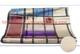 Yarn Dyed Jacquard Polyester Fabric for Woman Dress Skirt Coat Garment