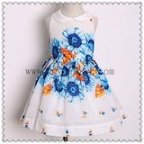 2017 Summer Spring Elegant Girls Cotton Dress for Girls Dress