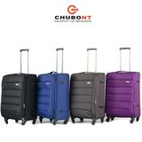 Chubont New Design 4 Wheels Double Zipper Soft Trolleycase