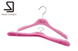 Casual Male & Female Colorful Plastic Coat Hanger with Logo