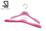 Casual Male & Female Colorful Plastic Coat Hanger with Logo