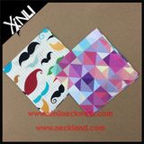 100% Silk Print Handkerchief Custom Pocket Square for Men