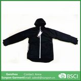 Customized Black Color Softshell Jacket