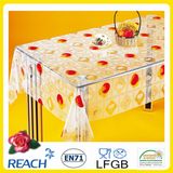 PVC Printed Transparent Table Cover in Roll