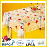 PVC Printed Transparent Table Cover in Roll