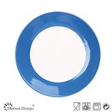 Nice Shinning Glaze Rim Salad Plate