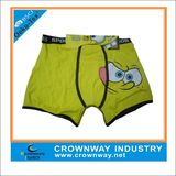 Cotton Spandex Boys Underpants Boxer Shorts/ Briefs with Cartoon Printing