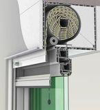 Storm Protected Security Window Roller Shutters for Residential Houses