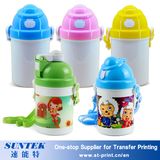 400ml Sublimation Blank Plastic Kids Children Water Bottle