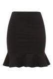 High Quality Women Black Sexy Peplum Hem Mini Skirt Wholesale
