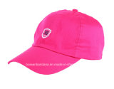 Factory Produce Customized Logo Embroidery Cotton Twill Pink Sports Baseball Cap
