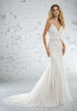 Spaghetti Wedding Gown Mermaid Lace Bridal Wedding Dress W15218
