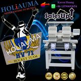 Holiauma Computer Double Head Cap Embroidery Machine Maquina De Bordado
