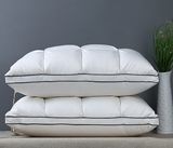 Cotton Cover Duck Down and Feather Three Layers Gusset Pillows