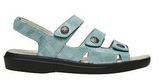 Multi-Strap Design Leather Sandals for Women