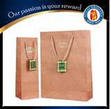 2017 Brown Kraft Paper Shopping Bag in Super Quality