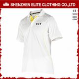 Custom Made Cheap Bulk Sale Blank White Cricket Jersey (ELTCJI-1)