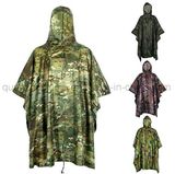 OEM PVC Hunting Camouflage Rain Coat Poncho Rainwear Raincoat