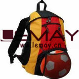 Sports Backpack School Backpack with Ball Mesh Holder
