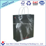 Shopping Bag White Kraft Paper Bag  for Clothing