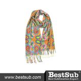 Bestsub 200*35cm Fashion Sublimation Wool Flock Scarf (WJ01)