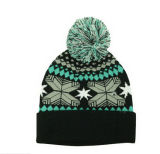 Hot Sale Warm Knit Beanie Hat with POM POM