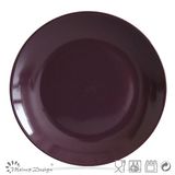 Purple Color Glazed Stoneware 7.5inch Dessert Plate