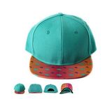 High Quality PU Leather Brim Snapback Caps Hats