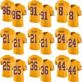 Washington Kirk Cousins Earnest Byner Sean Norman Customized Football Jerseys