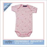 Short Sleeve Printing Baby & Infant Romper with High Quality (CW-BABY-33)