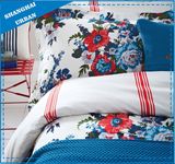 Floral Pattern Printed Polyester Duvet Cover Set