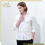 Print Shirt for Man Custom Design Long Sleeve Fashion