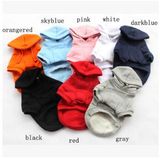 Single Color Pet Cotton Clothes Dog Hoodies with Hat (KH0034)