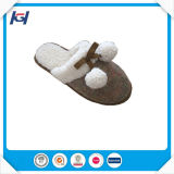 Knitted with Pompoms Cute Winter Bedroom Slippers Women