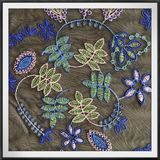 Nylon Mesh Embroidery Colorful Embroidery Tulle Embroidery