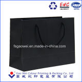 Custom Printing Luxury Black Matte Paper Bag, Packaging Paper Bag, Cloth Shopping Paper Bag