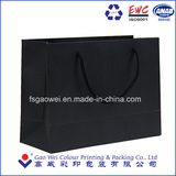 Custom Printing Luxury Black Matte Paper Bag, Packaging Paper Bag, Cloth Shopping Paper Bag