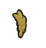 Hand India Metallic Thread Embroidery Patch for Brooch