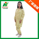 ESD Work Gown/Smock Clothing for Cleanroom Use
