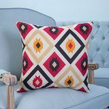 Digital Print Decorative Cushion/Pillow with Ikat Geometric Patern (MX-04A/B/C/D/E)