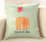Competitive Quality 100% Cotton Elephant Printed Sofa Cover