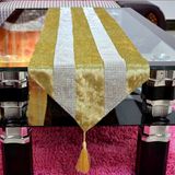 Hand-Sewing Diamond-Tape Table Runner Decorative Table Flag (JTR-18)