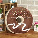 Stuffed Round Shaped Doughnut Pillow