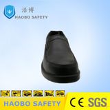 Embossed Cow Leather Steel Plate Safety Shoes