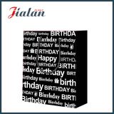 Black with Hot Stamping Happy Birthday Shopping Gift Paper Bag